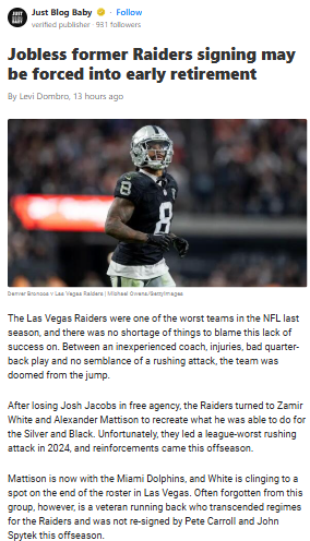 Ameer Abdullah: Last Snap for the Silver & Black?