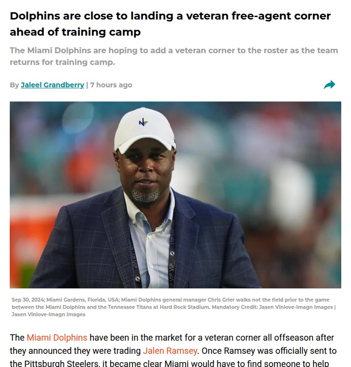 Fins Eye Rasul Douglas to Replace Ramsey