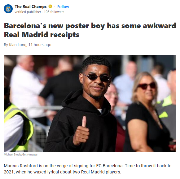 Rashford to Barca: Awkward Madrid Shoutouts?
