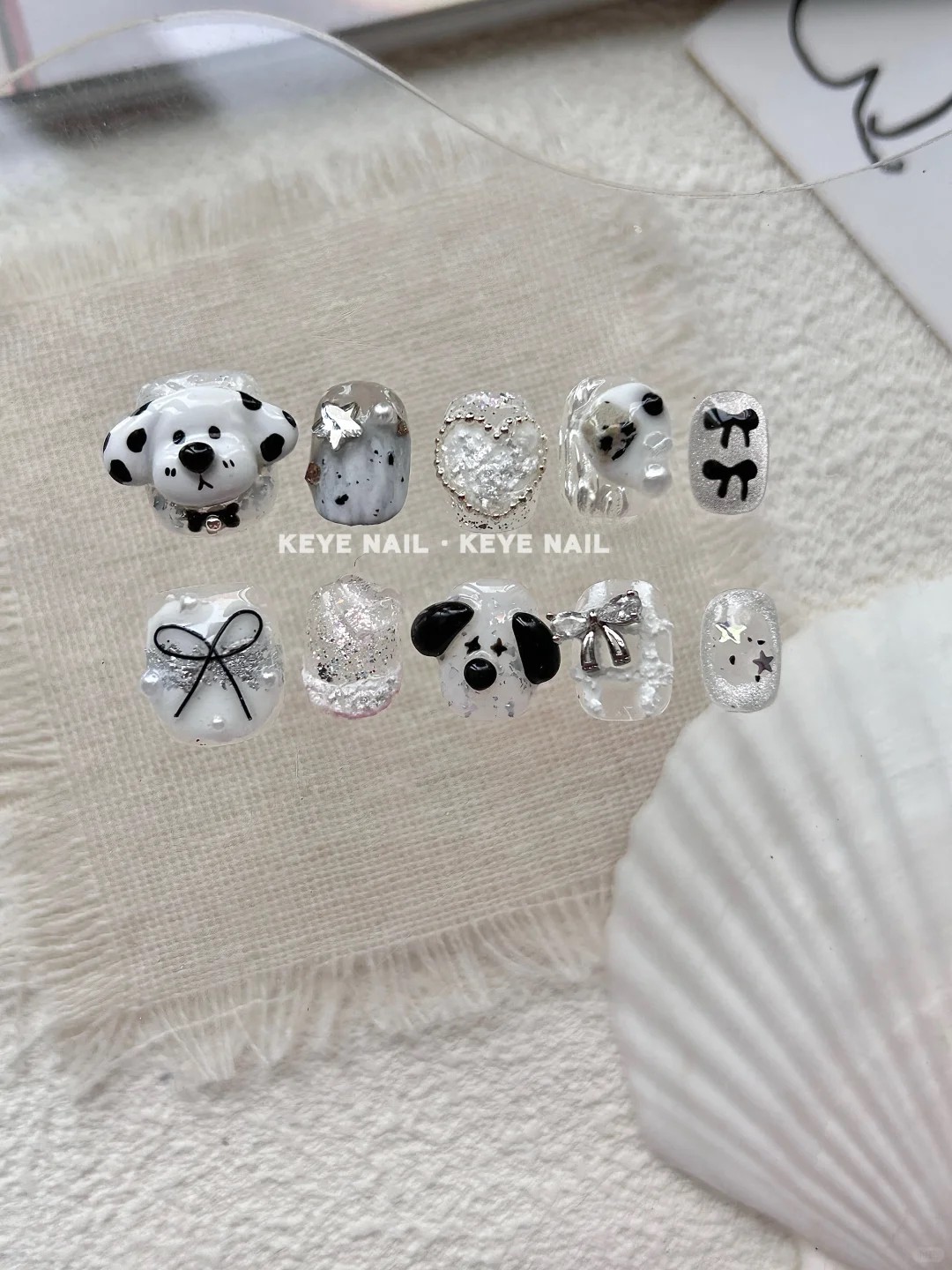Put your boy on your nails! 4 pet-parent mani designs