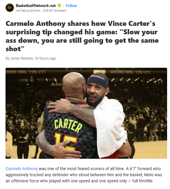How Air Canada Changed Melo’s Game