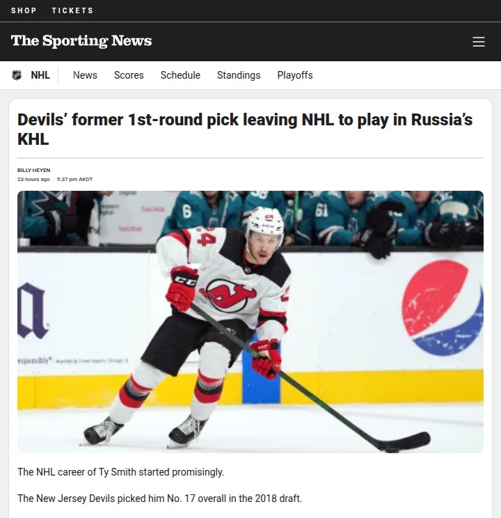 Ty Smith Heads to KHL—What Went Wrong?