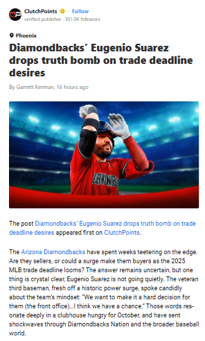 Suarez’s Power Surge: D-Backs Buy or Sell?
