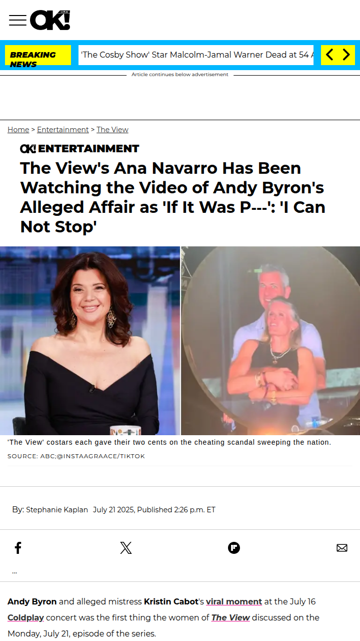 Ana Navarro Can't Stop Watching THAT Clip 😳