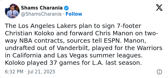 Lakers Snag Warriors’ Summer League Star