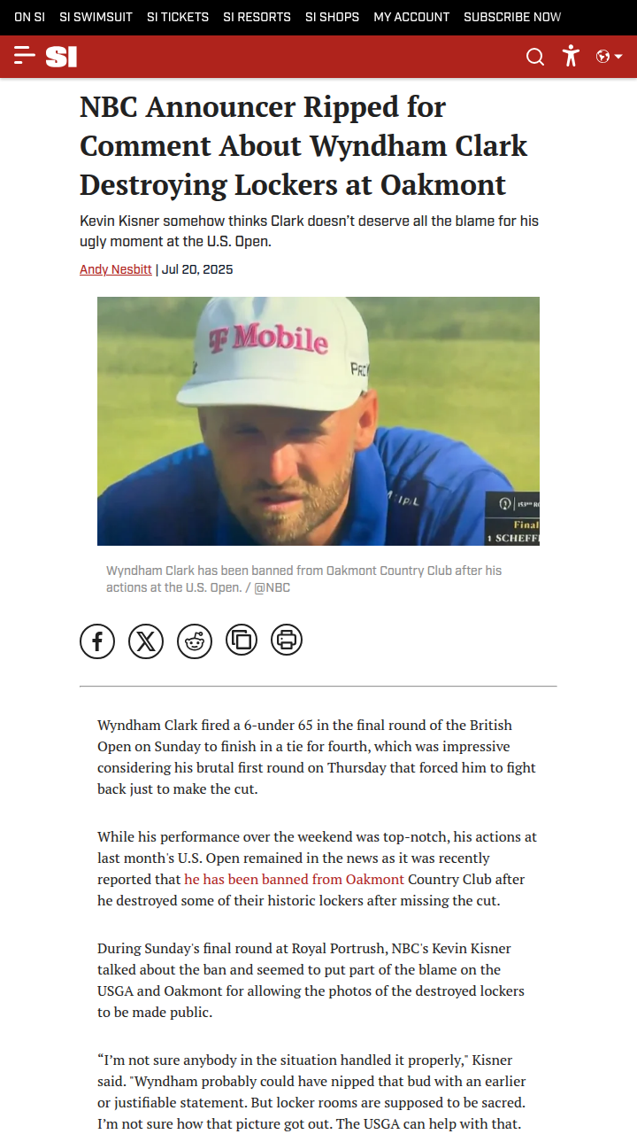 Oakmont Locker Meltdown: Fair Criticism or Overblown?