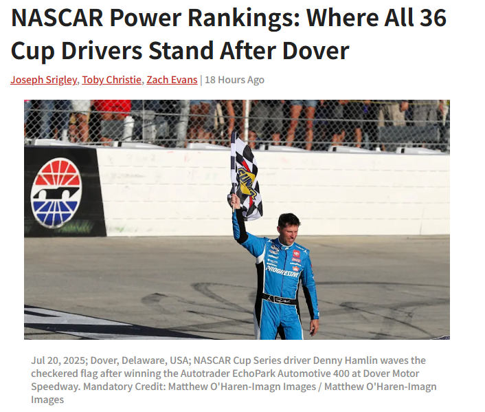 Hamlin’s Dover Masterclass Shakes Up Standings