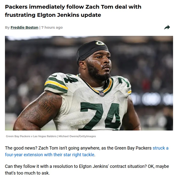 Packers O-Line Drama: Jenkins Left Hanging?