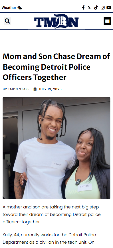 This Mom & Son Duo Are Joining the Force!