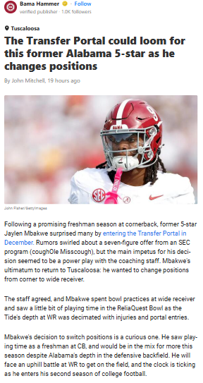 Mbakwe’s Bold Switch: Boom or Bust for Bama?