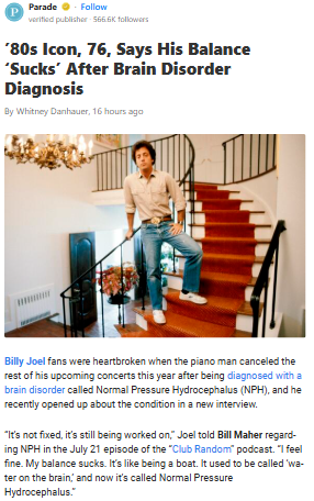 Billy Joel Gets Real About His Health