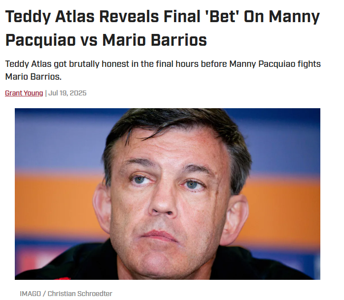 Is Pac-Man Playing With Fire vs Barrios?