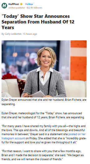 Dylan Dreyer Splits After 12 Years 💔