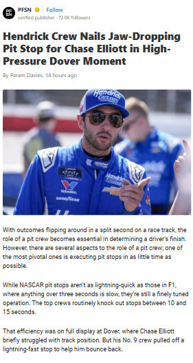 No. 9 Crew Delivers Under Pressure at Dover