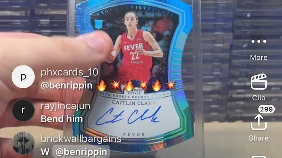 Caitlin Clark Card Breaks the Bank!