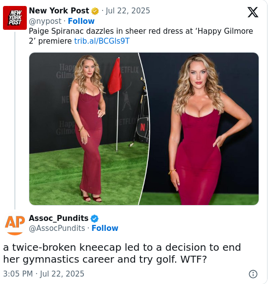 Paige Spiranac Steals ‘Happy Gilmore 2’ Show