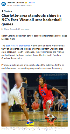 Charlotte Stars Light Up All-Star Games