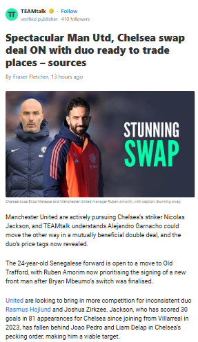 Garnacho-Jackson Swap: Game Changer?