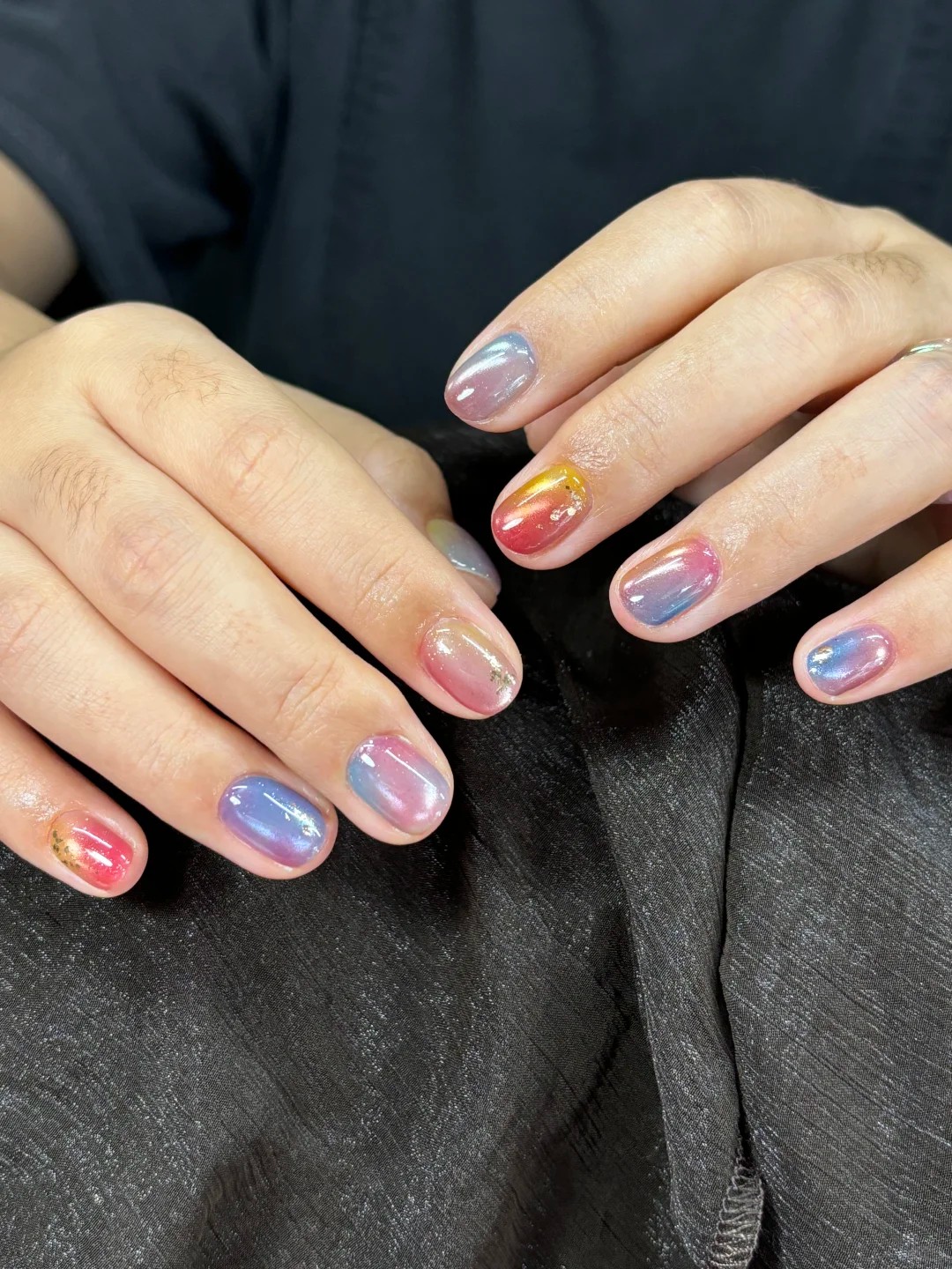 Gradient nail designs really put a tech’s eye for color to the test. 