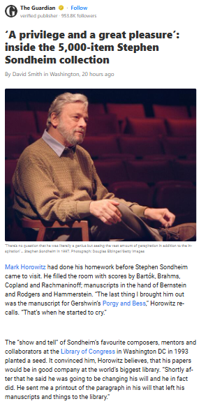 Sondheim’s Lost Lyrics Drama! 🎭