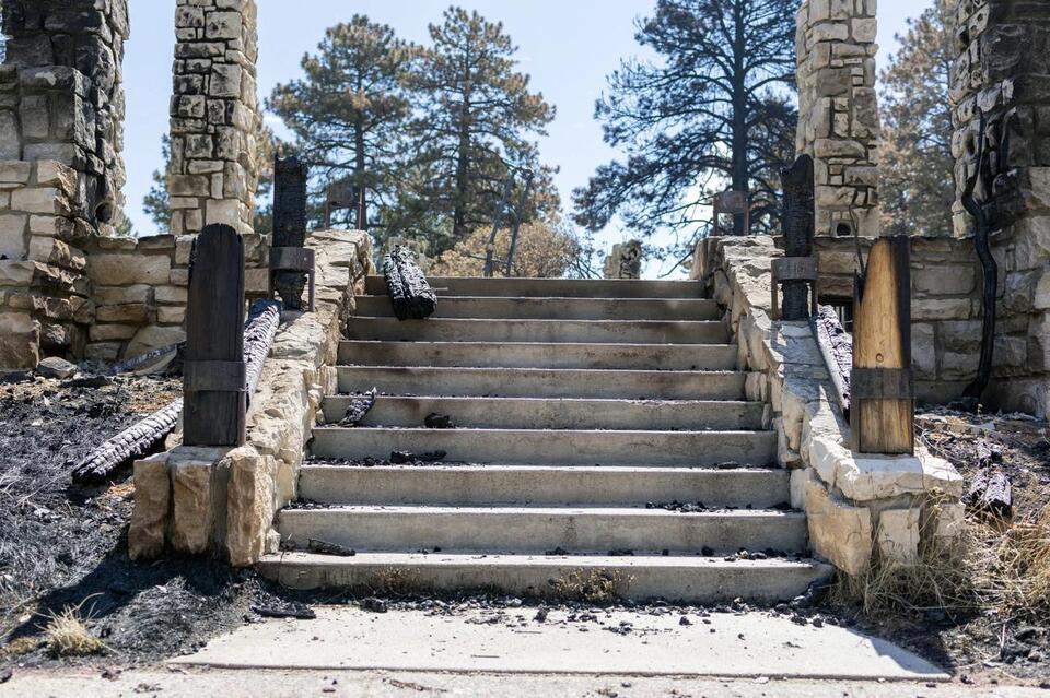 Grand Canyon Lodge Left in Ruins