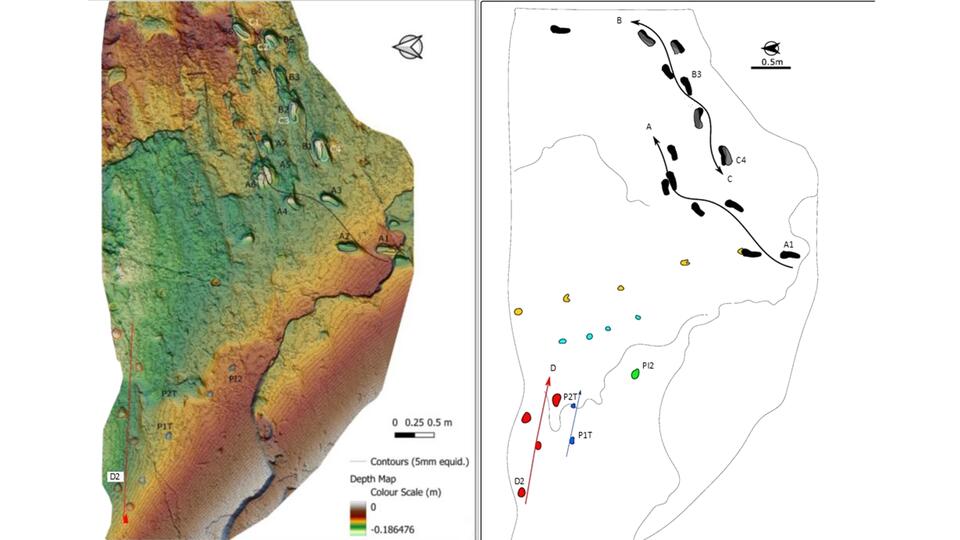 Neanderthal Family Footprints Found!