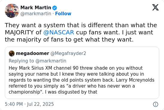 Larry Mac vs. Mark Martin: Fair or Foul?