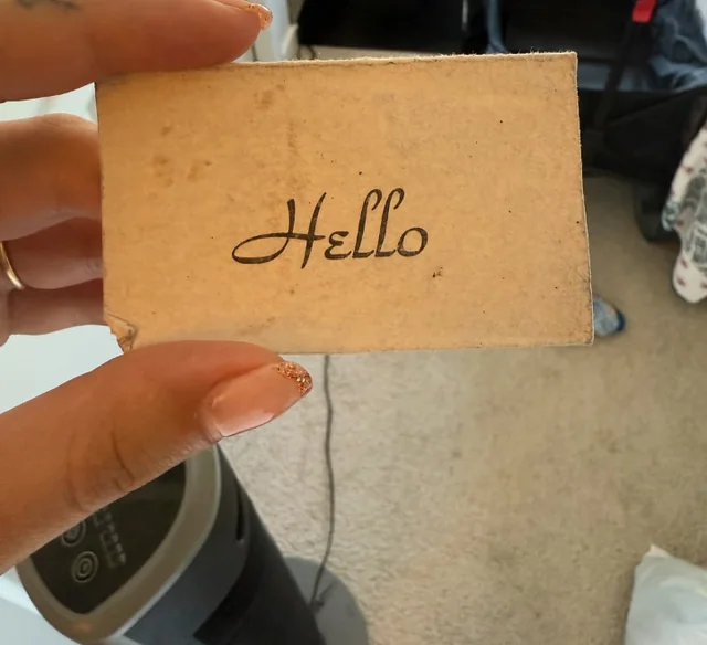 Grandpa's kept this in his wallet since 1976 🩶❤️