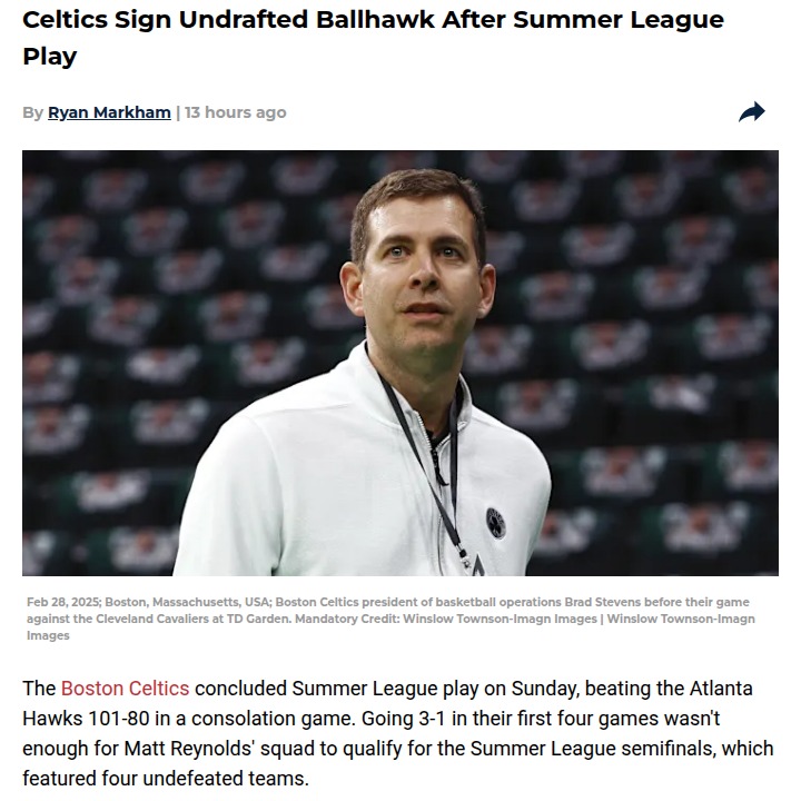 Celtics Nab Steal King Gray After Summer League