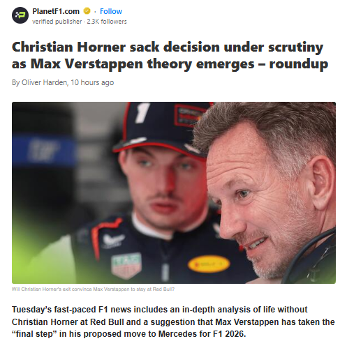 Horner Out: Red Bull’s New Era Begins
