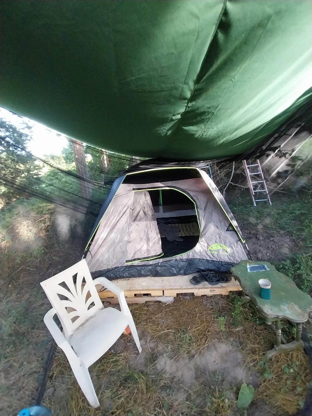 42, Male, about to get divorced. Home Sweet Tent. 