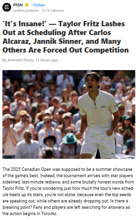 Top Seeds Drop—Is the ATP Schedule Broken?