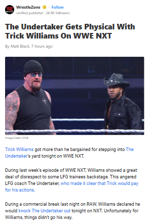 Deadman Drops Trick: NXT Showdown Recap