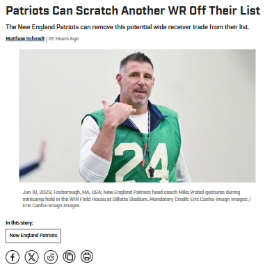 Pats Miss Out on Jennings—Now What?