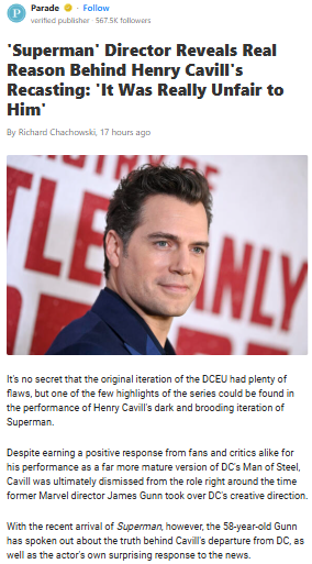 Cavill’s Superman Exit: Unfair or Necessary? 🤔