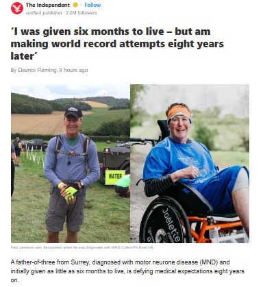 Defied Death & Now Breaking Records!