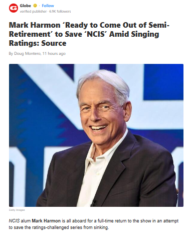 Mark Harmon Plotting NCIS Comeback? 👀