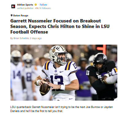 Nussmeier Era: Ready to Break Out?