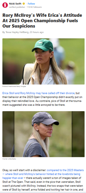 Erica’s Open Vibes: Trouble for Rory?