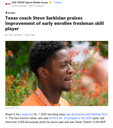 Terry III: Longhorns’ Next Swiss Army Knife?