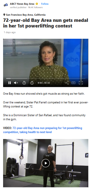 This Nun Just Outlifted Everyone!