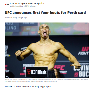Stirling vs Bellato: Perth Card Heats Up!