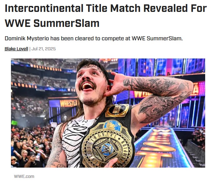 Dirty Dom Finally Defends at SummerSlam!