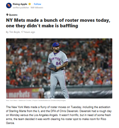 Why Is Carrillo Still in the Mets Bullpen?