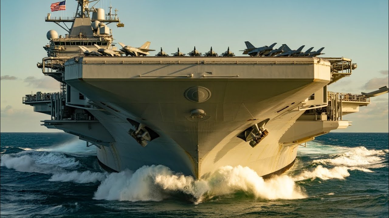USS Gerald R. Ford: The Floating Fortress Redefining Naval Power ⚓🦅