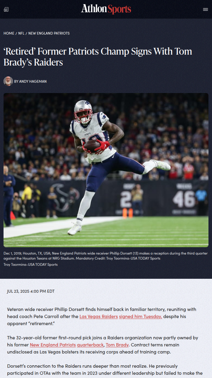 Dorsett Reunites with Brady & Carroll in Vegas
