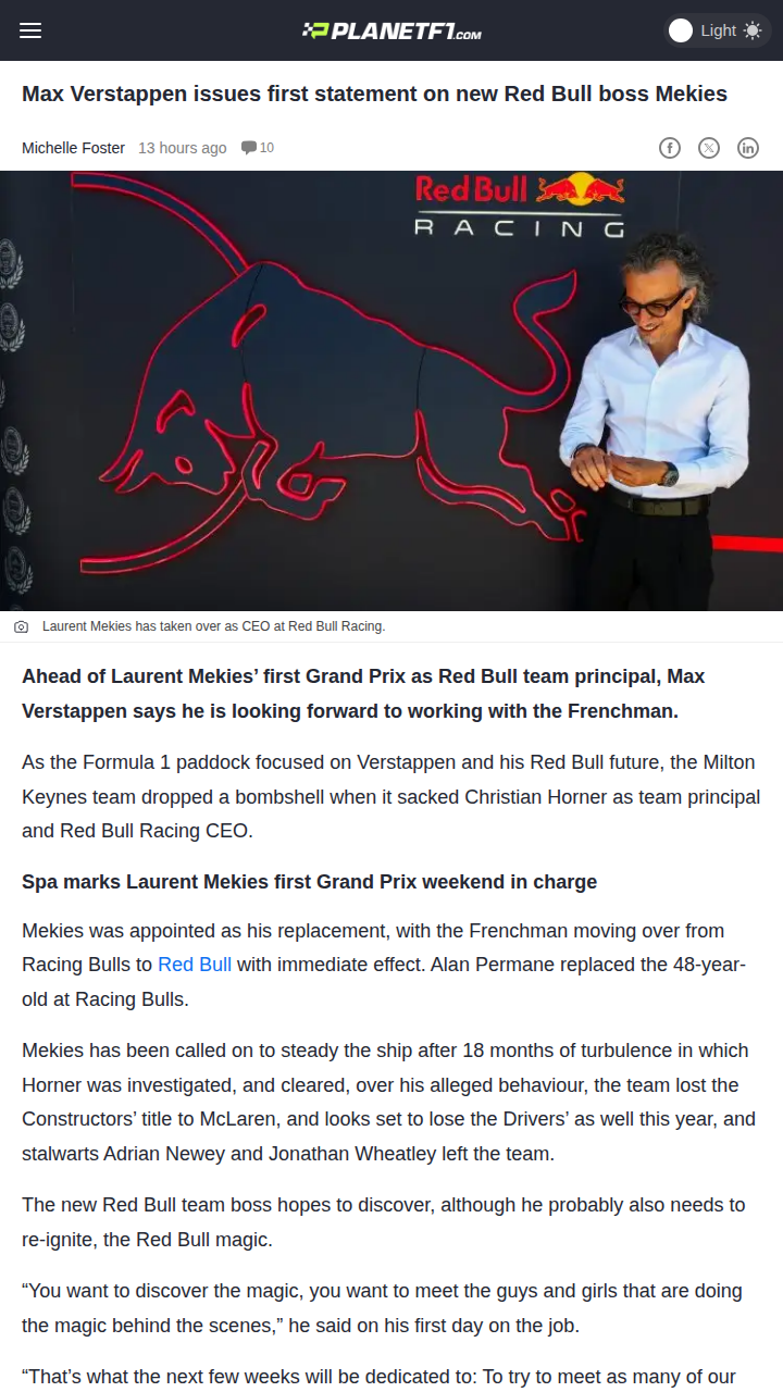 Red Bull’s New Era: Mekies Meets Mad Max