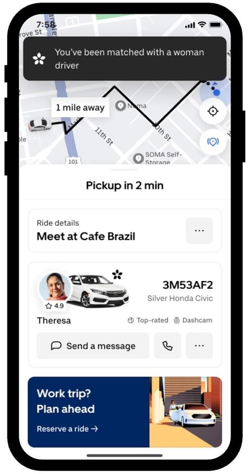 Uber’s New Women-Only Ride Option!