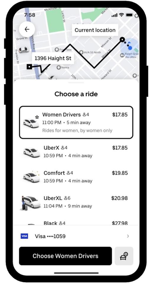Uber’s New Women-Only Ride Option!