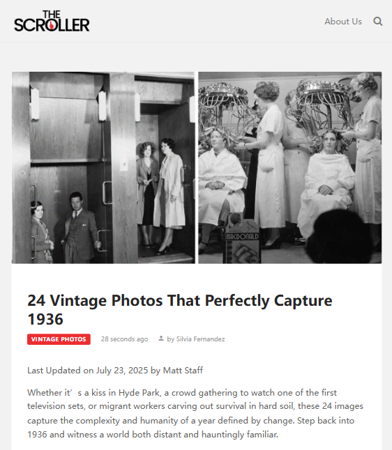 Did 1936 Invent the First Viral Photo? 📸